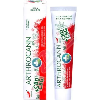 CBD Annabis Arthrocann CBD+CBG masáž.hřejivý gel 75ml