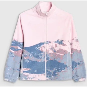 Chlapecké oblečení Dětská mikina 4F Fleece F344 Dětská velikost: 128 / Barva: růžová