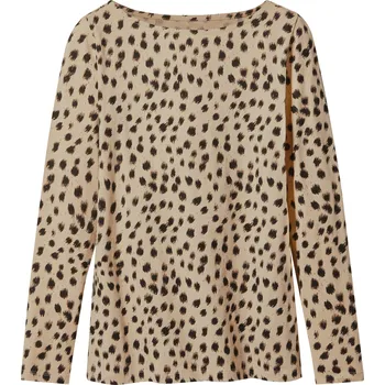 Dámské tričko esmara® Dámské triko s dlouhými rukávy (leopardí vzor, L(44/46))