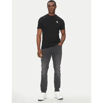 Pánské tričko KARL LAGERFELD T-Shirt 755710 500224 Černá Regular Fit XS
