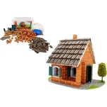 Stavebnice Teifoc Letní dům 320ks v plastovém boxu 33x24x16cm v krabici