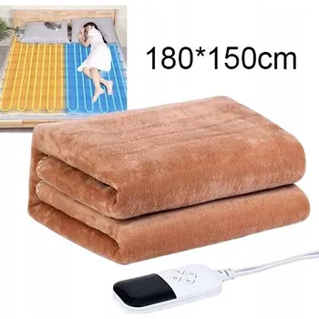 ELEKTRICKÁ vyhřívaná deka velká 180x150cm s LED ovladač