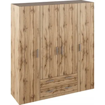 Šatní skříň Skříň Kondela Korny 160 x 177,1 x 52 cm dub wotan