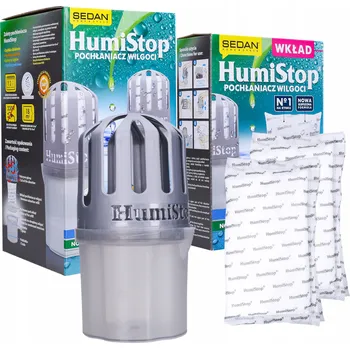 Pohlcovač vlhkosti Pohlcovač vlhkosti HumiStop: přístroj + 2x náplň 280g do pohlcovače