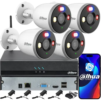 IP kamera Monitorovací sada DAHUA se 4 kamerami 3MPx F3D-PV Smart Dual Light Audio