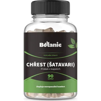 Přírodní produkt Botanic Chřest (Šatavari) - Prášek 90 kapslí