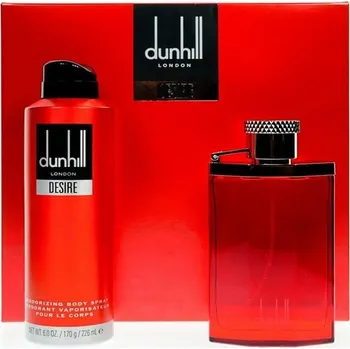 Pánský parfém Dunhill Desire Red Gift Set EdT 100 ml + deodorant spray 226 ml
