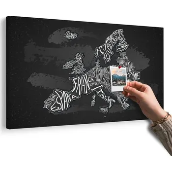Obraz Dovido Obraz na korku moderní mapa Evropy