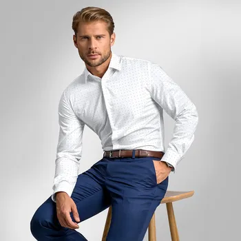 Pánská košile Pánská košile BANDI, model SLIM CORDUSIO Bianco