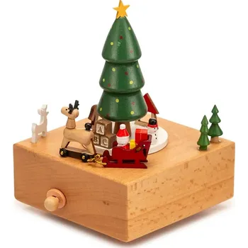 Vánoční dekorace Hrací krabička Palais Royal 12 x 15 cm 1025448 vícebarevná MLC