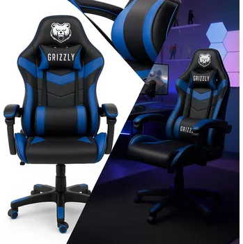 Herní židle Herní židle RACE s ergonomickým designem - modrá