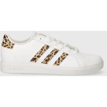 Chlapecká obuv Dětské sneakers boty adidas GRAND COURT 2.0 K IG1187 bílá 00X, EUR 33.5