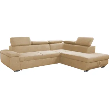 Sedací souprava Sedací souprava Lars I. Provedení: Pravá varianta, látka: Logan Camel