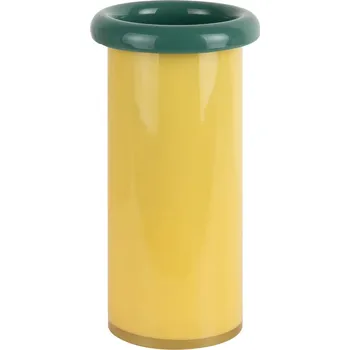 Váza Dekorativní váza Present Time Plegado S PT4331LY žlutá 11X