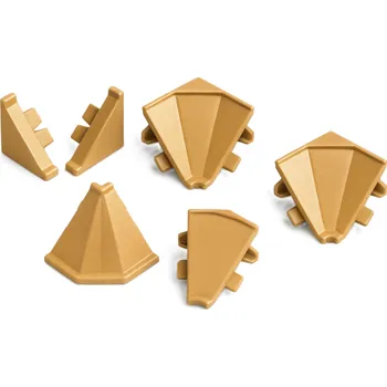 Kuchyňská pracovní deska Kronospan Sada koncovek na těsnicí lištu / Světle hnědá