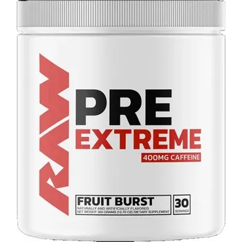 Anabolizér Raw Nutrition Pre Extreme 360g Kiwi, Borůvka + DÁREK