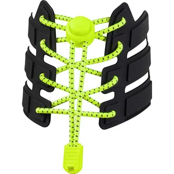 Brož Reflexní tkaničky - samozavazovací (120 cm) varianta žlutozelená - reflexní