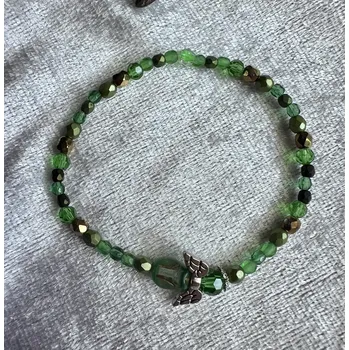 Náramek Alada beauty Náramek Exclusive s andílkem zelený, andílek XX.