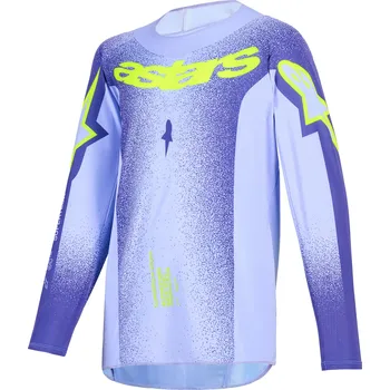 Moto dres ALPINESTARS dres SUPERTECH SCENZ YOUTH, ALPINESTARS, dětské (fialová/žlutá fluo) 2026 Velikost/Provedení: M