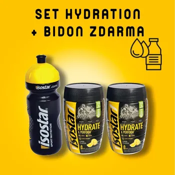 Iontový nápoj Isostar HYDRATE & PERFORM 2x 400G CITRON + BIDON GRATIS