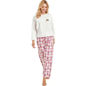 Dámské oblečení Dámské pyžamo Astrid 3441/52 TARO – Styl & Komfort Barva/Velikost: růžová světlá / L