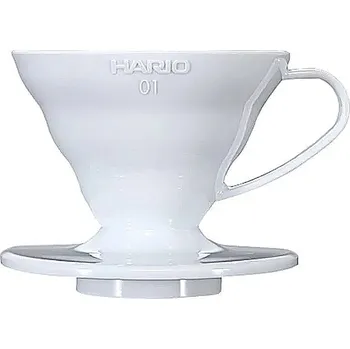 Dripper HARIO Dripper V60-01, plast bílý