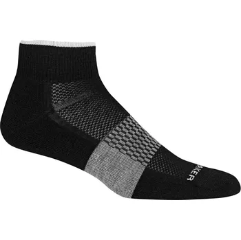 pánské ponožky ICEBREAKER M Multisport Light Mini BLACK/SNOW/METRO HTHR - XL