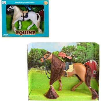 Figurka Kůň s příslušenstvím, 16 cm