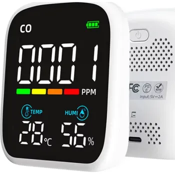 Centrální jednotka pro chytrou domácnost MXM Chytrý monitor kvality vzduchu – WiFi, Tuya Smart Life, měření CO₂, PM2.5, teploty a vlhkosti