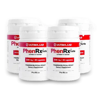 Spalovač tuku Spalovač tuku PhenRx forte 500mg 200 kaps.