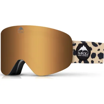 Sjezdové lyžování NANDEJ 24 brýle VISTA - Gepard + 2 náhradní skla Typ: Brýle + pouzdro + 2 náhradní skla