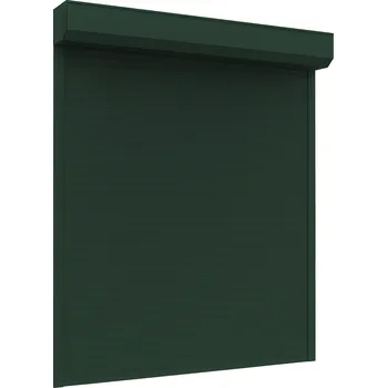 Garážová vrata Rolovací garážová vrata RAL 6005 (zelená) s pohonem, fotobuňkami a blokovacím mechanismem proti nadzvednutí Šířka stavebního otvoru (mm): 3000, Výška stavebního otvoru (mm): 2000