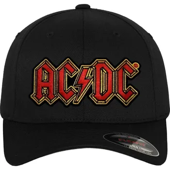 Kšiltovka AC/DC Logo Kšiltovka Black S/M