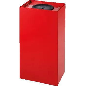 Odpadkový koš HTI Odpadkový koš na tříděný odpad červený 100 l MC-4345-6
