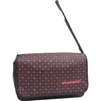 Cestovní taška Taška přes rameno OBSESSED 7311s Spiral - černá/růžová 14,5 l + Sleva 5% s kódem AKCE5