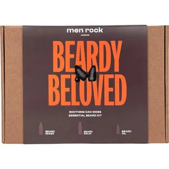 Péče o vousy Men Rock Dárkový pečující set o vousy - Lišejník