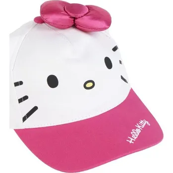 Čepice Dětská kšiltovka Hello Kitty: S mašlí (obvod 53 cm)