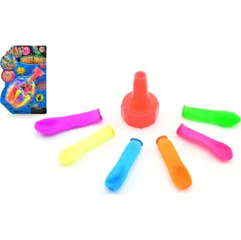 Sport Vodní bomby 80ks s nástavcem na kohoutek na kartě 14x21x4cm