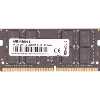 Operační paměť 2-Power 16GB DDR4 PC19200 2400MHz CL17 SODIMM