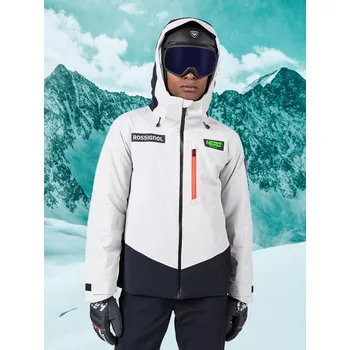 Pánská lyžařská bunda Rossignol Hero Blackside Insulated JKT Soft Grey