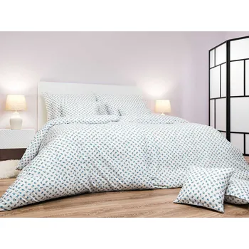 Povlečení Povlečení krep Malé růže modré 140x200, 70x90 cm