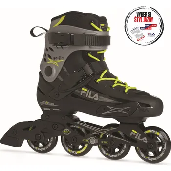 Kolečkové brusle Kolečkové brusle FILA SKATES-HOUDINI BLACK/GREY/LIME Černá 39