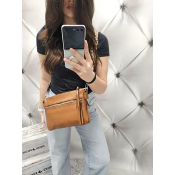 Kabelka paulo bags Crossbody Love25 Barva: Hnědá