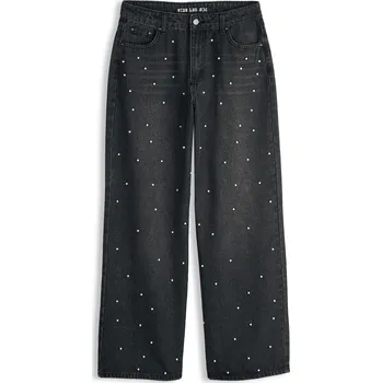 GATE Džíny wide leg s perlami 32 625-1650/82