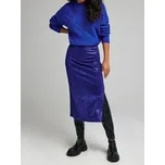 Sinsay - Flitrová midi sukně s rozparkem - indigo - ZB174-57X - ZB174-57X-S