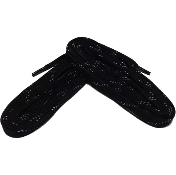 Hokejové tkaničky do bruslí 270 cm černé