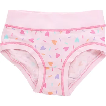 Dívčí spodní prádlo Dívčí kalhotky Cotonella s širokou gumou AB2981H100 sv.růžová velikost 4