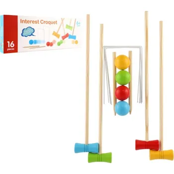 Desková hra Hra Kroket dřevo v krabici 59x21x6cm