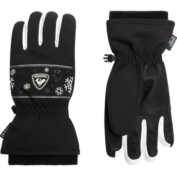 Rukavice Lyžařské rukavice ROSSIGNOL JR Jane IMPR G Black Černá 14 let