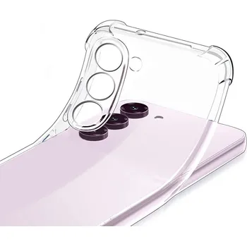 Pouzdro na mobilní telefon Forcell Clin Antishock pro Samsung Galaxy S24 FE transparentní